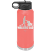 The Walking Dad - Laser Engraved Stainless Steel Drinkware - 2191 -
