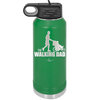 The Walking Dad - Laser Engraved Stainless Steel Drinkware - 2191 -
