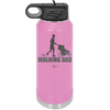 The Walking Dad - Laser Engraved Stainless Steel Drinkware - 2191 -
