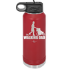 The Walking Dad - Laser Engraved Stainless Steel Drinkware - 2191 -