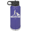 The Walking Dad - Laser Engraved Stainless Steel Drinkware - 2191 -