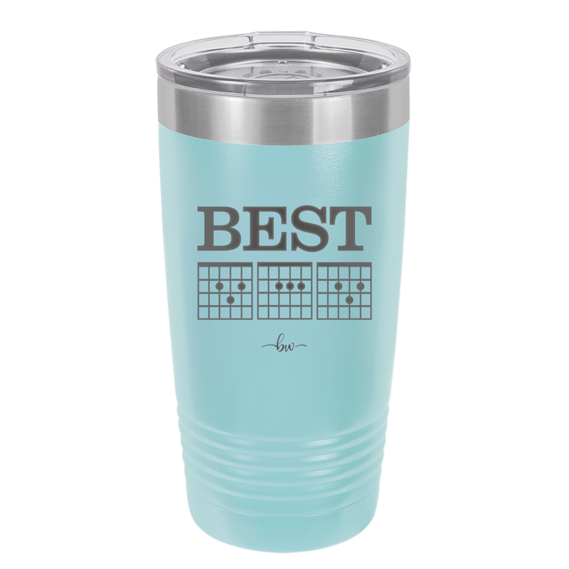 Best Dad D A D Guitar Chords - Laser Engraved Stainless Steel Drinkware - 2192 -