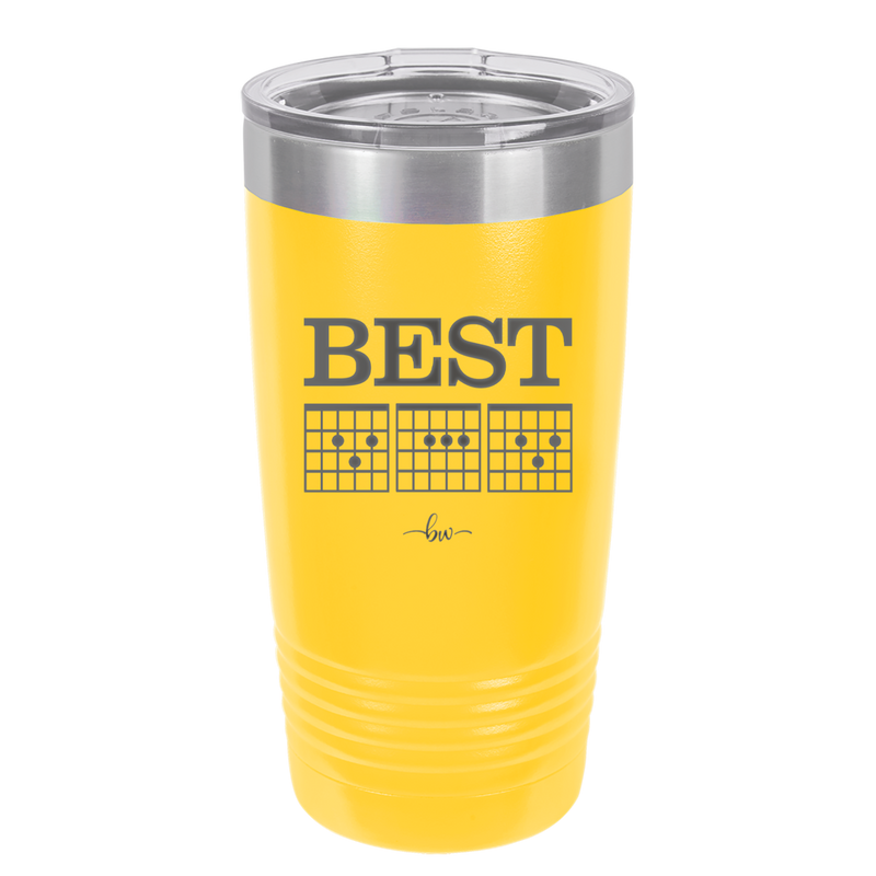 Best Dad D A D Guitar Chords - Laser Engraved Stainless Steel Drinkware - 2192 -