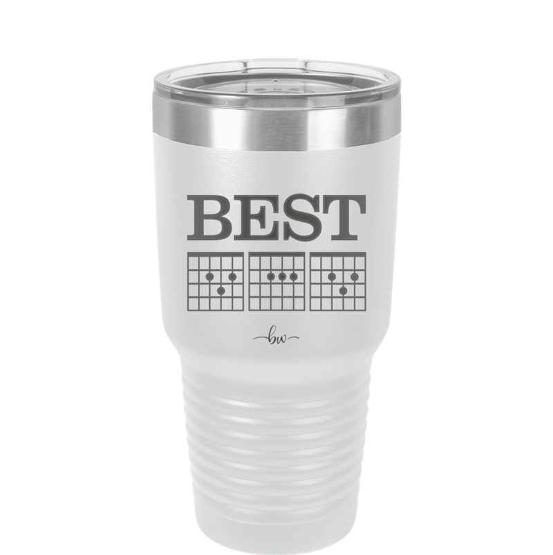 Best Dad D A D Guitar Chords - Laser Engraved Stainless Steel Drinkware - 2192 -
