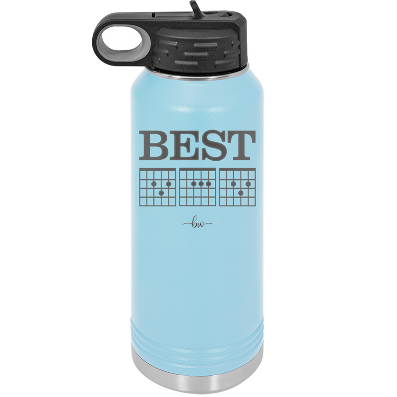 Best Dad D A D Guitar Chords - Laser Engraved Stainless Steel Drinkware - 2192 -