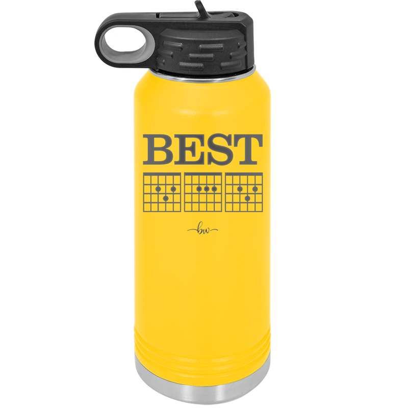 Best Dad D A D Guitar Chords - Laser Engraved Stainless Steel Drinkware - 2192 -