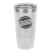 Sawdust is Man Glitter - Laser Engraved Stainless Steel Drinkware - 2194 -