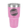 Sawdust is Man Glitter - Laser Engraved Stainless Steel Drinkware - 2194 -