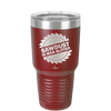 Sawdust is Man Glitter - Laser Engraved Stainless Steel Drinkware - 2194 -