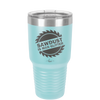 Sawdust is Man Glitter - Laser Engraved Stainless Steel Drinkware - 2194 -