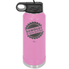 Sawdust is Man Glitter - Laser Engraved Stainless Steel Drinkware - 2194 -