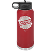 Sawdust is Man Glitter - Laser Engraved Stainless Steel Drinkware - 2194 -