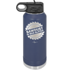 Sawdust is Man Glitter - Laser Engraved Stainless Steel Drinkware - 2194 -