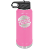 Sawdust is Man Glitter - Laser Engraved Stainless Steel Drinkware - 2194 -