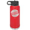 Sawdust is Man Glitter - Laser Engraved Stainless Steel Drinkware - 2194 -
