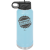 Sawdust is Man Glitter - Laser Engraved Stainless Steel Drinkware - 2194 -