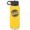 Sawdust is Man Glitter - Laser Engraved Stainless Steel Drinkware - 2194 -