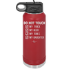 Do Not Touch My Truck My Beer My Tools My Daughter - Laser Engraved Stainless Steel Drinkware - 2195 -