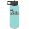 Coffee Because Kids Are Assholes - Laser Engraved Stainless Steel Drinkware - 2198 -