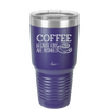 Coffee Because Kids Are Assholes with Cup and Saucer - Laser Engraved Stainless Steel Drinkware - 2199 -