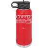 Coffee Because Kids Are Assholes with Cup and Saucer - Laser Engraved Stainless Steel Drinkware - 2199 -