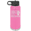 Careful Snowflake I Drink Coffee Stronger than Your Feelings - Laser Engraved Stainless Steel Drinkware - 2200 -