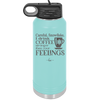 Careful Snowflake I Drink Coffee Stronger than Your Feelings - Laser Engraved Stainless Steel Drinkware - 2200 -