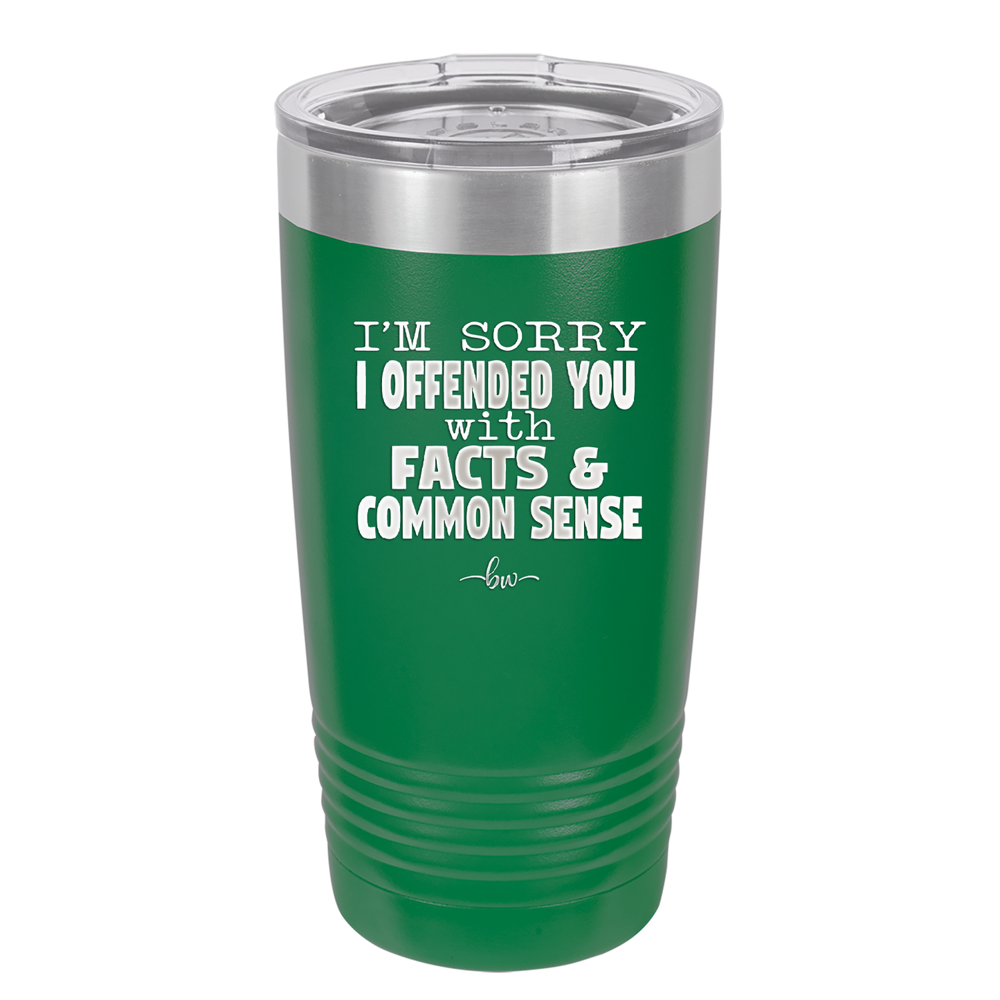 I'm Sorry I've Offended You With Facts and Common Sense - Laser Engraved Stainless Steel Drinkware - 2213 -