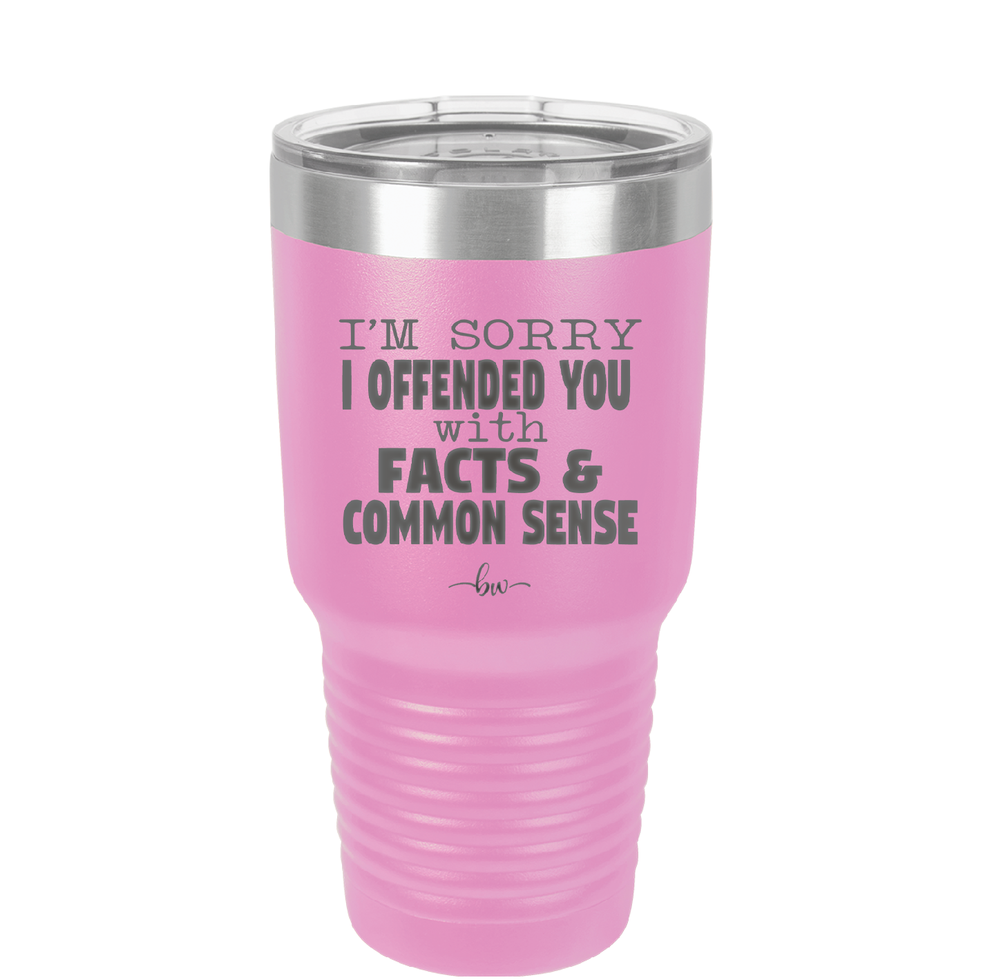 I'm Sorry I've Offended You With Facts and Common Sense - Laser Engraved Stainless Steel Drinkware - 2213 -