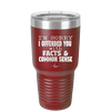 I'm Sorry I've Offended You With Facts and Common Sense - Laser Engraved Stainless Steel Drinkware - 2213 -