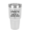 I'm Sorry I've Offended You With Facts and Common Sense - Laser Engraved Stainless Steel Drinkware - 2213 -