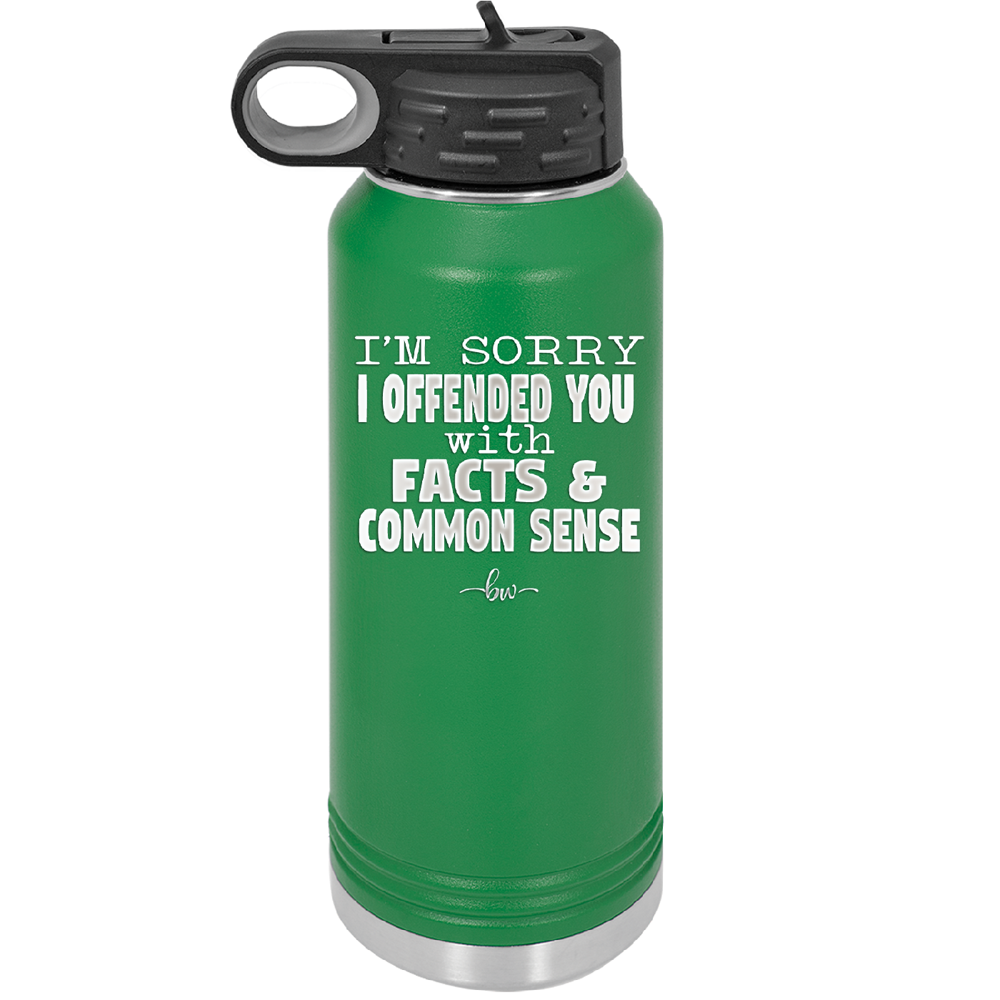 I'm Sorry I've Offended You With Facts and Common Sense - Laser Engraved Stainless Steel Drinkware - 2213 -