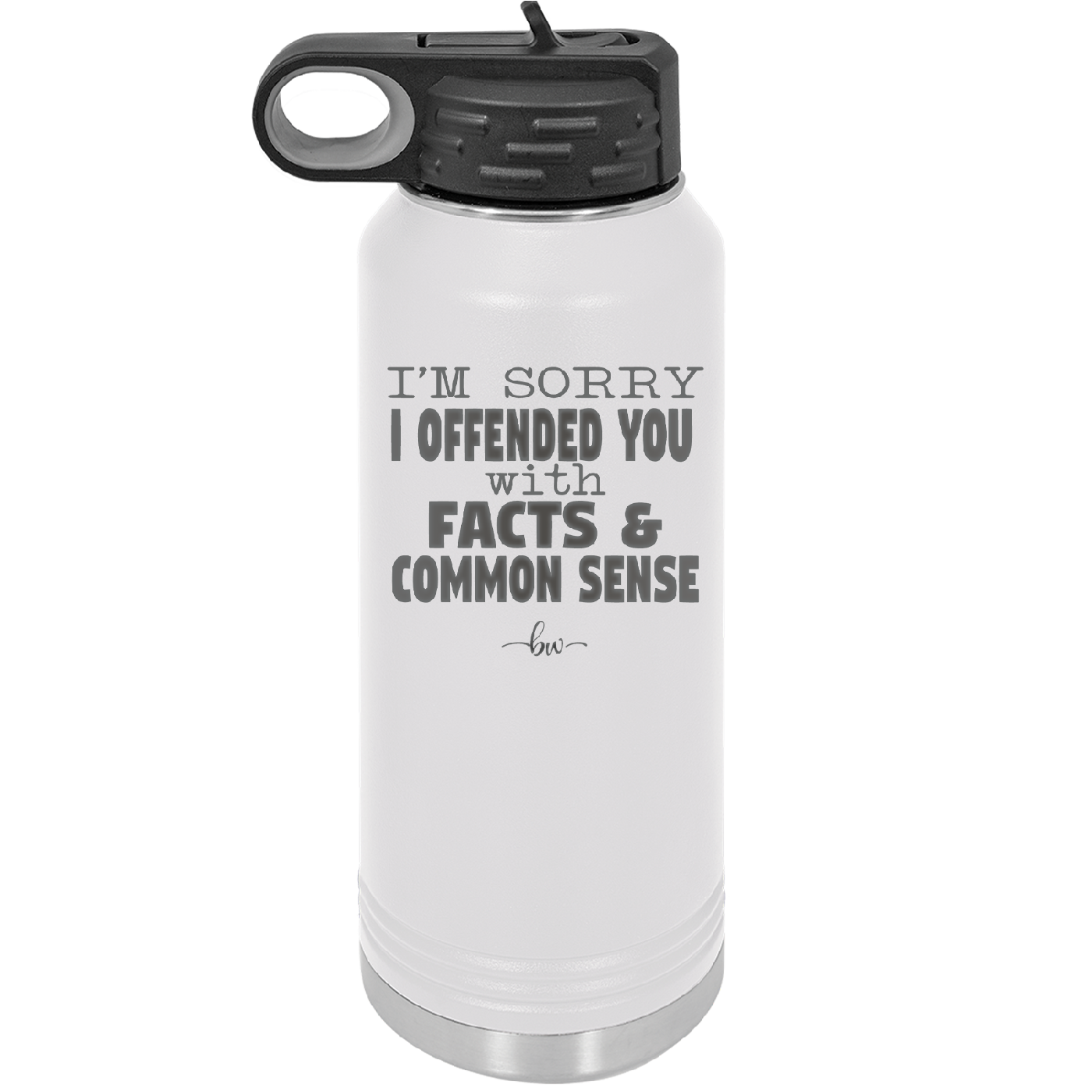 I'm Sorry I've Offended You With Facts and Common Sense - Laser Engraved Stainless Steel Drinkware - 2213 -
