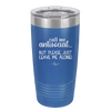 Call Me Antisocial But Please Leave Me Alone - Laser Engraved Stainless Steel Drinkware - 2215 -