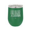 I Don't Have Ducks I Have Squirrels and they are Drunk - Laser Engraved Stainless Steel Drinkware - 2230 -