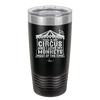 This is My Circus and I Love My Monkeys Most of the Time - Laser Engraved Stainless Steel Drinkware - 2231 -