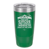 This is My Circus and I Love My Monkeys Most of the Time - Laser Engraved Stainless Steel Drinkware - 2231 -