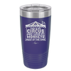 This is My Circus and I Love My Monkeys Most of the Time - Laser Engraved Stainless Steel Drinkware - 2231 -