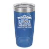 This is My Circus and I Love My Monkeys Most of the Time - Laser Engraved Stainless Steel Drinkware - 2231 -