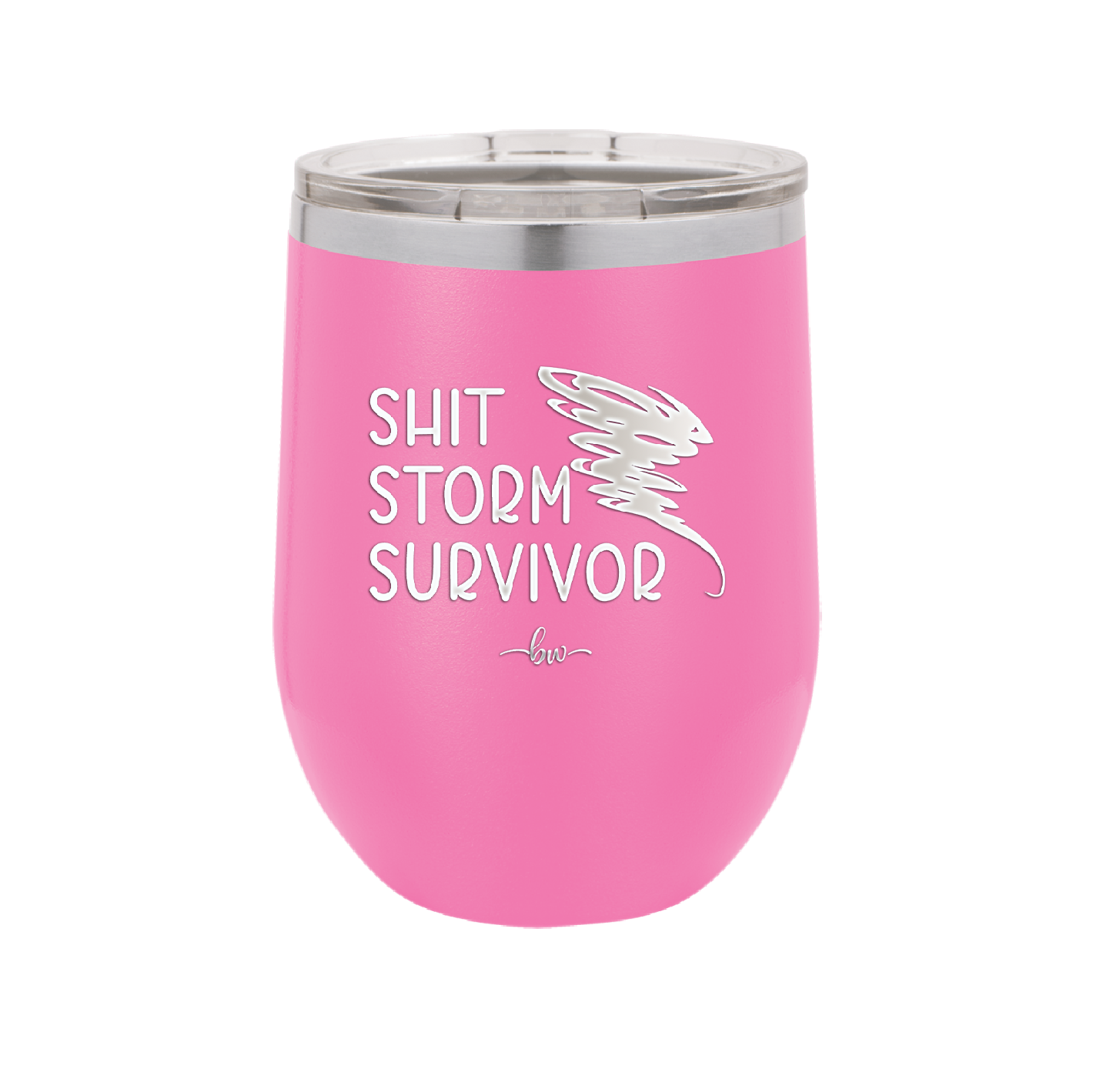 Shit Storm Survivor - Laser Engraved Stainless Steel Drinkware - 2233 -