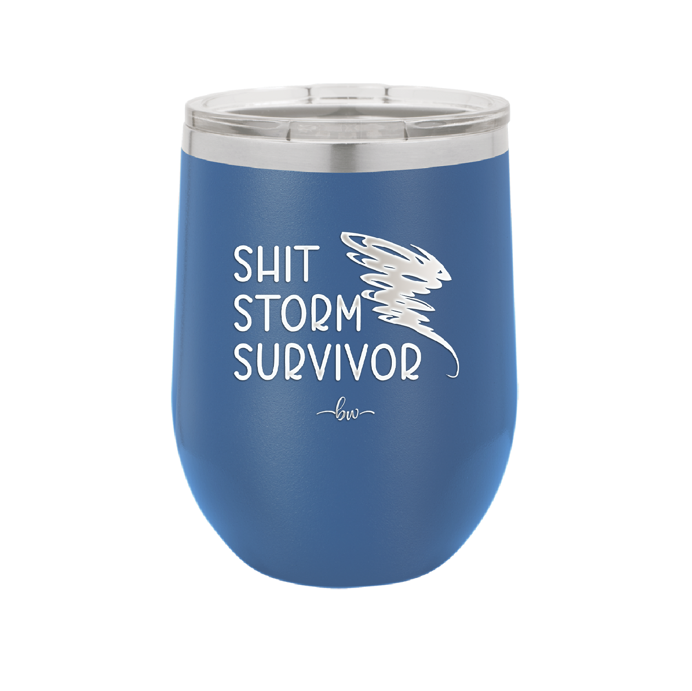Shit Storm Survivor - Laser Engraved Stainless Steel Drinkware - 2233 -