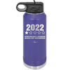 32 oz water bottle 2022 utter bullshitt and nonsense would not recommend-- Purple
