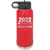 32 oz water bottle 2022 utter bullshitt and nonsense would not recommend-- red