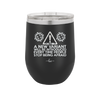 Caution a New Variant Will Be Introduced Every Time People Stop Being Afraid - Laser Engraved Stainless Steel Drinkware - 2235 -