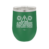 Caution a New Variant Will Be Introduced Every Time People Stop Being Afraid - Laser Engraved Stainless Steel Drinkware - 2235 -