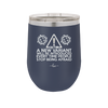 Caution a New Variant Will Be Introduced Every Time People Stop Being Afraid - Laser Engraved Stainless Steel Drinkware - 2235 -