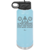 Caution a New Variant Will Be Introduced Every Time People Stop Being Afraid - Laser Engraved Stainless Steel Drinkware - 2235 -