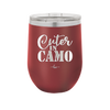 Cuter in Camo - Laser Engraved Stainless Steel Drinkware - 2243 -