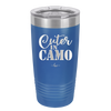 Cuter in Camo - Laser Engraved Stainless Steel Drinkware - 2243 -