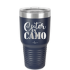 Cuter in Camo - Laser Engraved Stainless Steel Drinkware - 2243 -